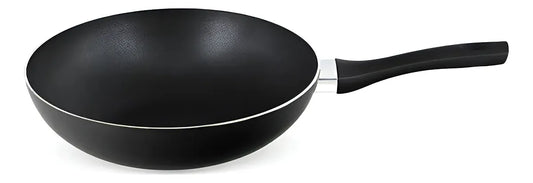 Wok Antiadherente 30 Cm Con Tapa Firenze Taleggio Negro