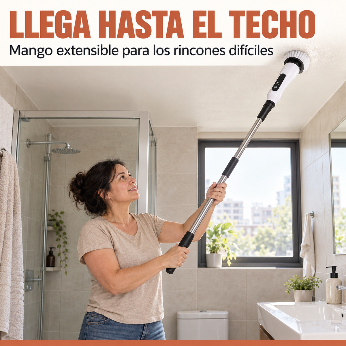 LimpiaMAX™ Cepillo Eléctrico Recargable 9 En 1 | Limpia Sin Esfuerzo
