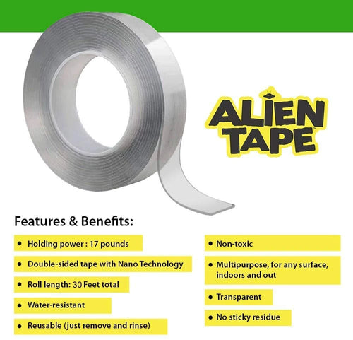 Alien Tape Nano-Cinta Doble Cara x 3