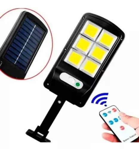 LAMPARA FOCO SOLAR CON CONTROL