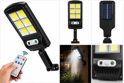 LAMPARA FOCO SOLAR CON CONTROL