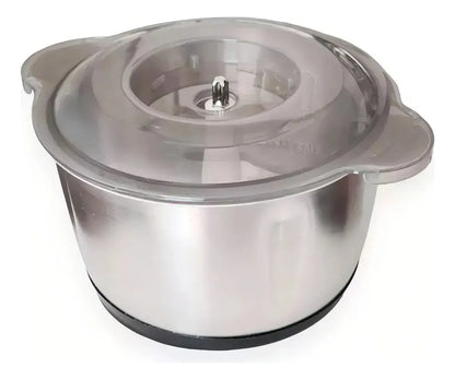 Picadora Electrica Multiuso Procesador Triturador Fácil Uso - Plateado Y Negro