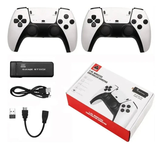 Game Stick 4k Lite Blanco Consola Retro