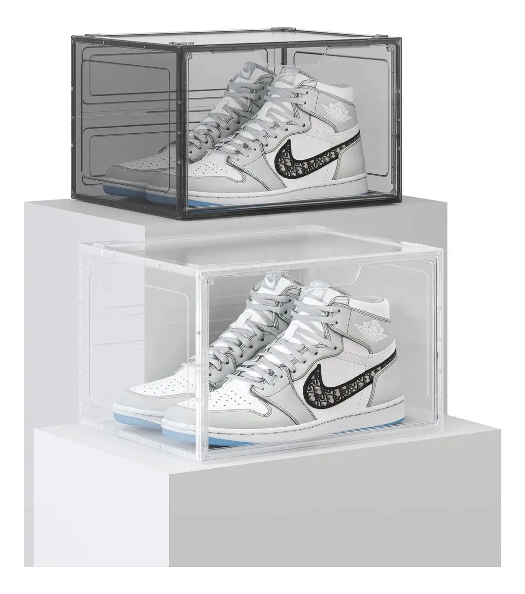 5 Cajas Organizadoras Zapatos Zapatillas Tacones Accesorios Transparente