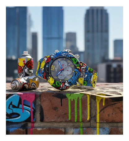 Reloj Invicta 36774 Cuarzo Exclusivo Para Hombre Negro Multicolor Multicolor