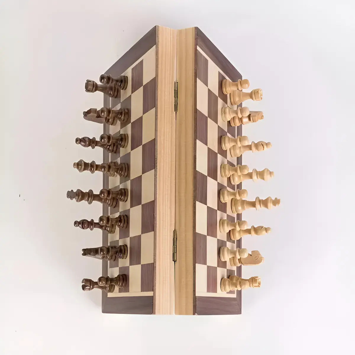 Tablero De Ajedrez Madera 39x39cm Magnético Premium