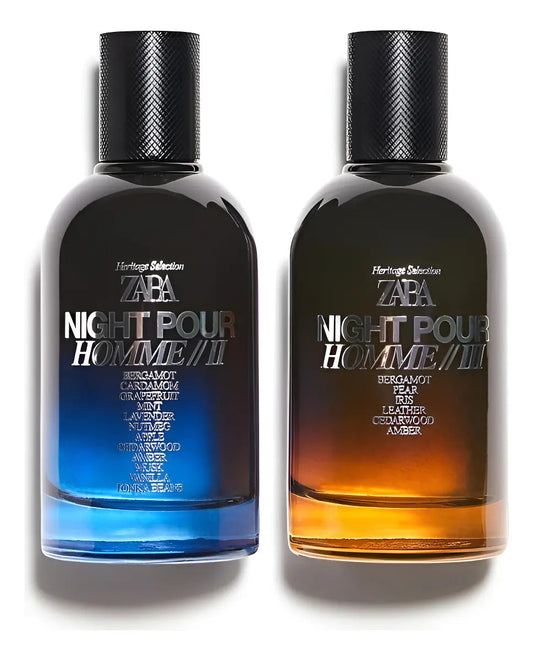Perfume Zara Night Pour Homme Ii Iii Eau De Parfum 100ml Pack Hombre