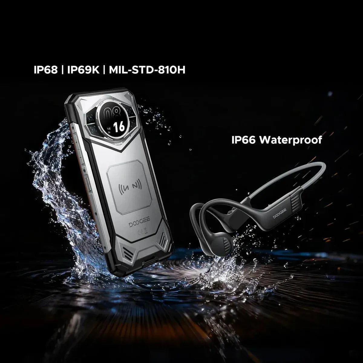 Doogee S200 5g 48gb Ram 256gb Rom Plateado