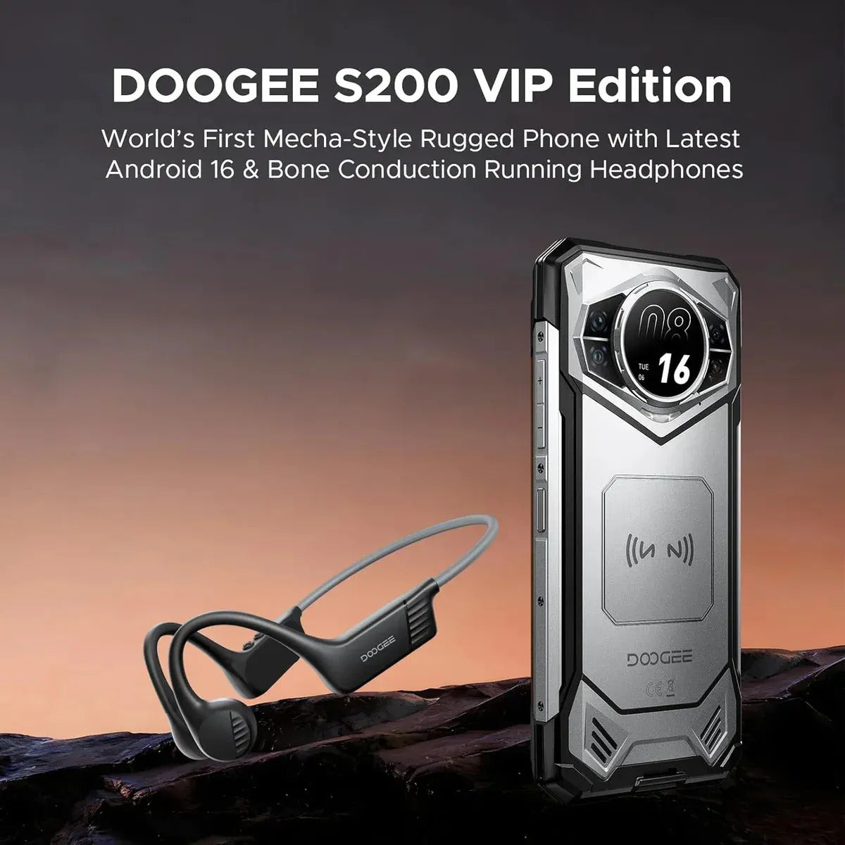 Doogee S200 5g 48gb Ram 256gb Rom Plateado