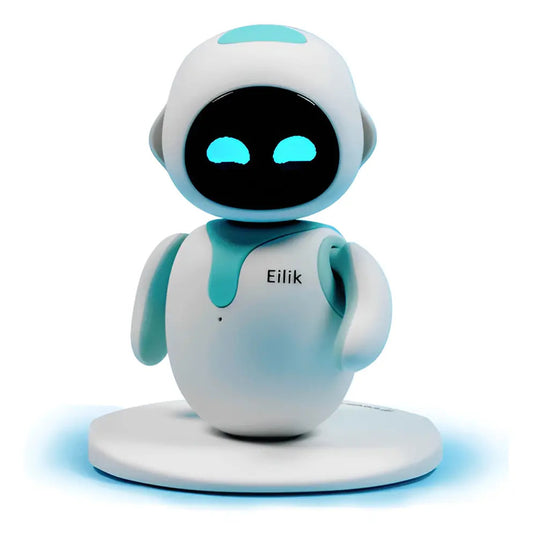 Eilik Mascotas Robot Interactivas Para Niños Y Adultos Blanco/azul